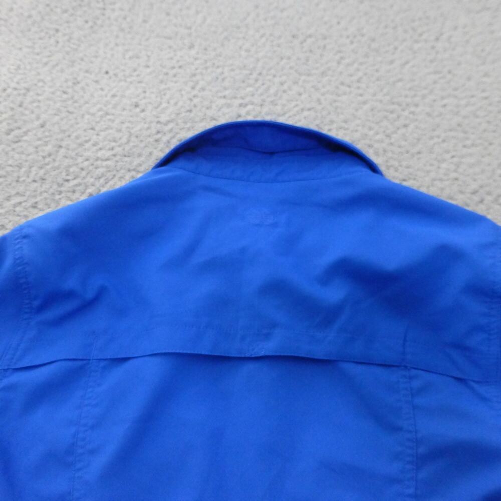 Reel Legends Shirt Womens Small Button UP Fishing Vented Blue Outdoor Hiking - Picture 4 of 8